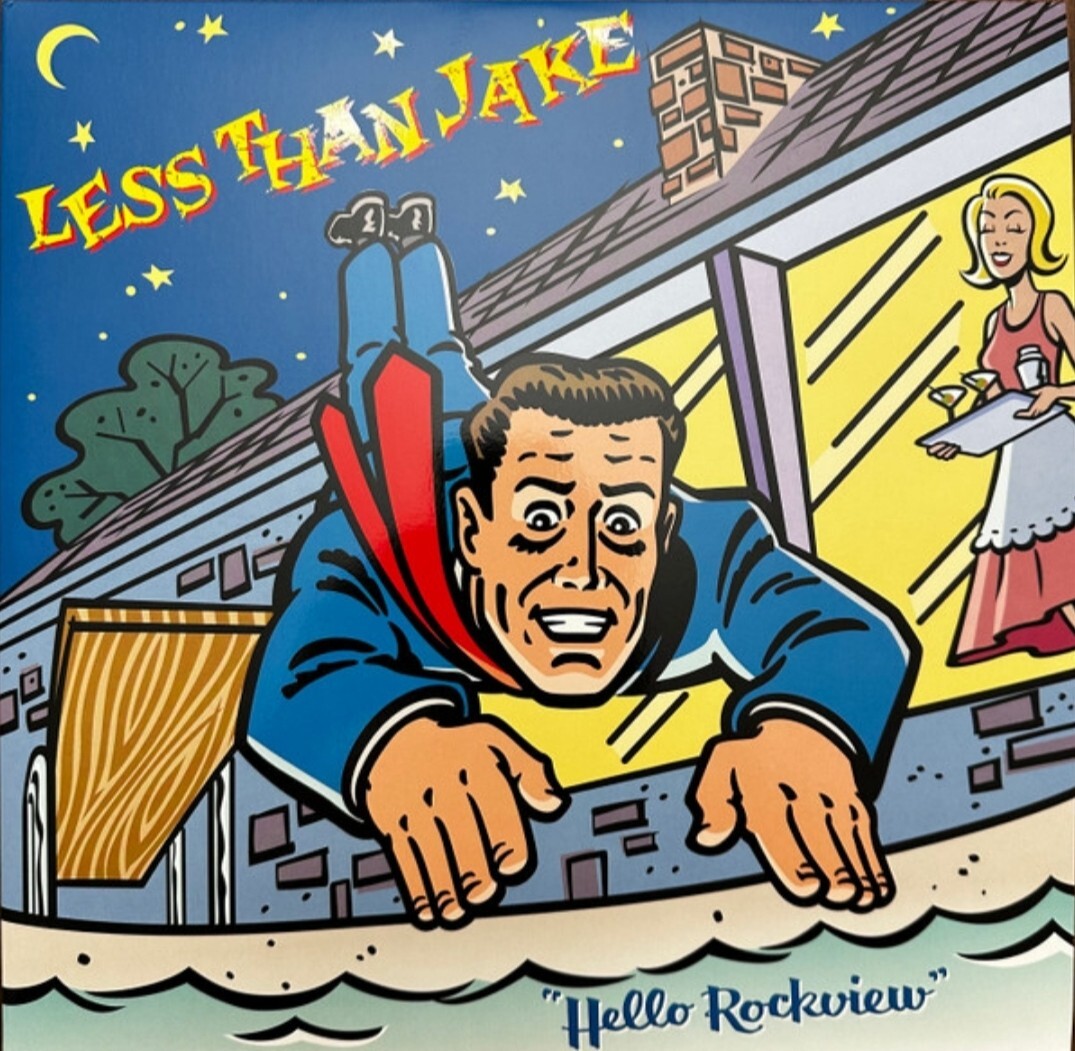 LESS THAN JAKE Hello Rockview アナログ レコード Hello Rockview Opaque White LP – Rude Records Shop