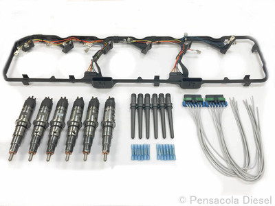 Common Rail Fuel Injector Superkit for 10-12 Dodge Cummins 6.7L Cab Chassis