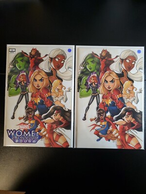 Women of Marvel #1 2023 SDCC Exclusive Chrissie Zullo Trade/Virgin Comic Set  