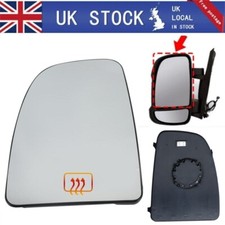 For Citroen Relay Ducato Boxer 06-23 Wing Mirror Glass Left Passenger Heated