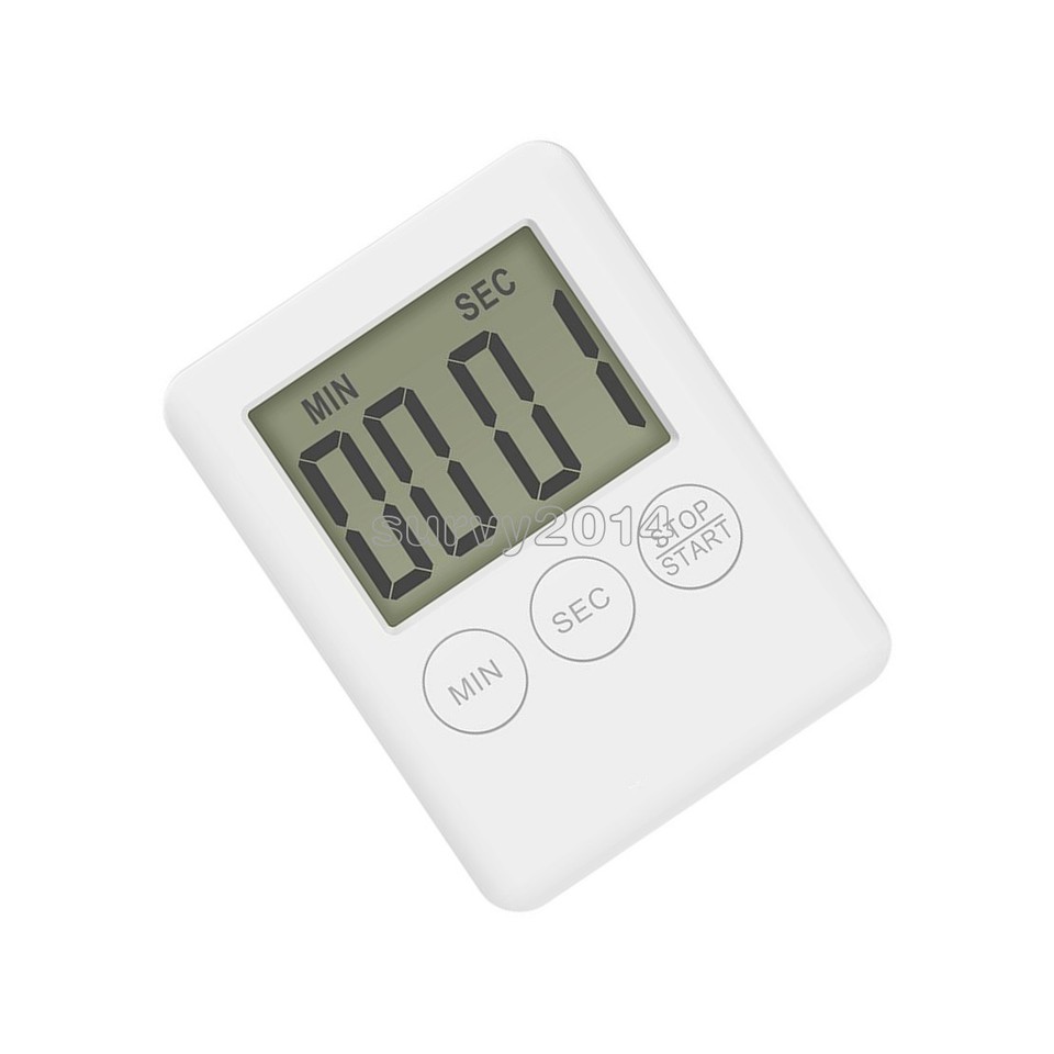 Large LCD Display Kitchen Timer Count Down Up Clock Loud Alarm-NO ...