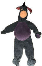 Disney's EEYORE Winnie the Pooh Plush Faux Sherpa Costume Padded Belly 3T-4T