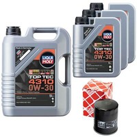 MotoröL Set Top Tec 4310 0W-30 8 Liter + ÖLfilter FüR Mitsubishi Outlander III