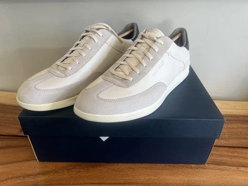 NEW Cole Haan Men's GrandPro Turf Sneaker Ivory Stone Style C29728 Size 11