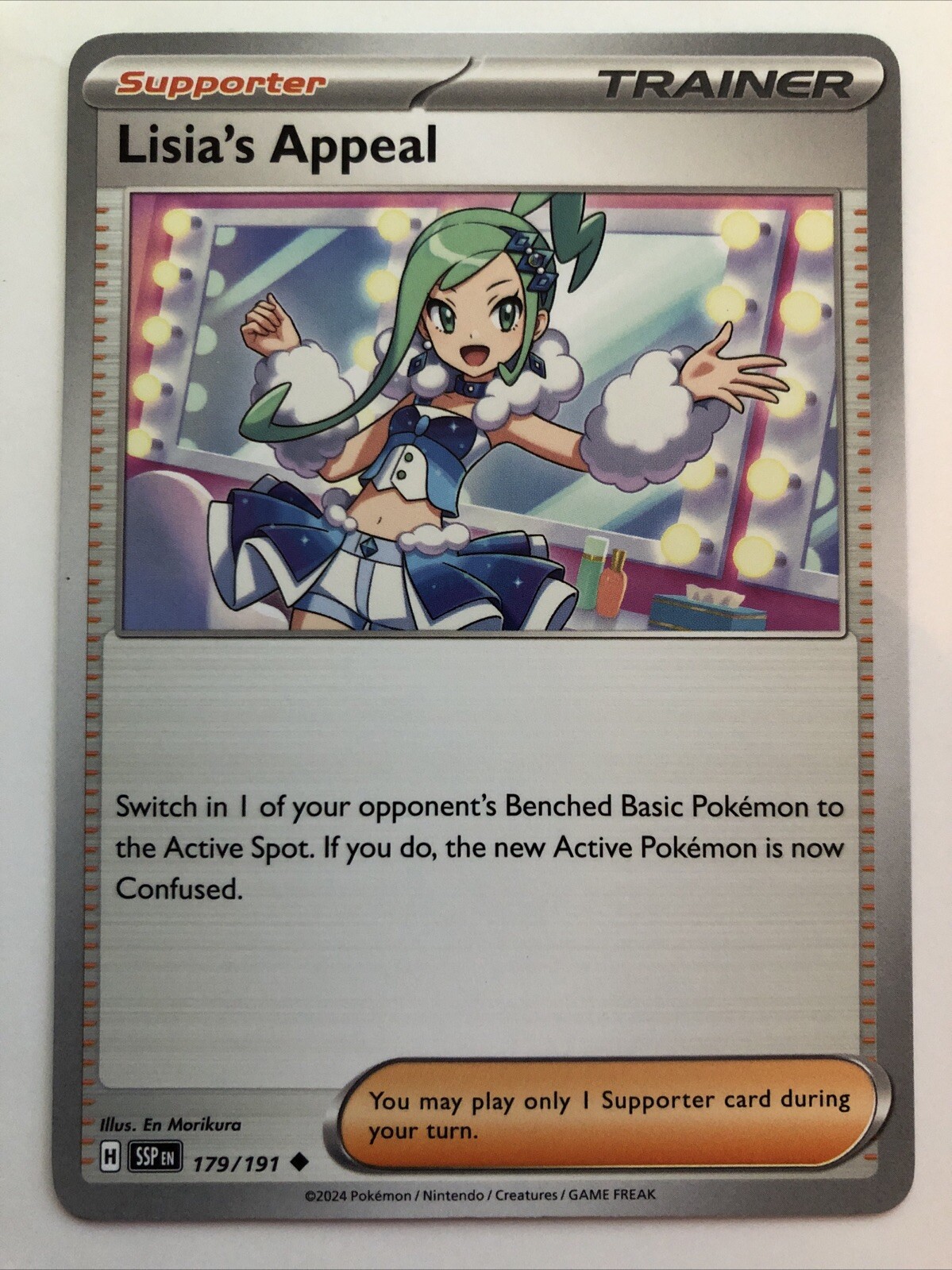 Pokémon TCG Surging Sparks Lisia's Appeal 179/191 NM