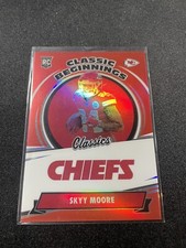 Skyy Moore Rookie 2022 Panini Classics Classic Beginnings Gold /50 Chiefs