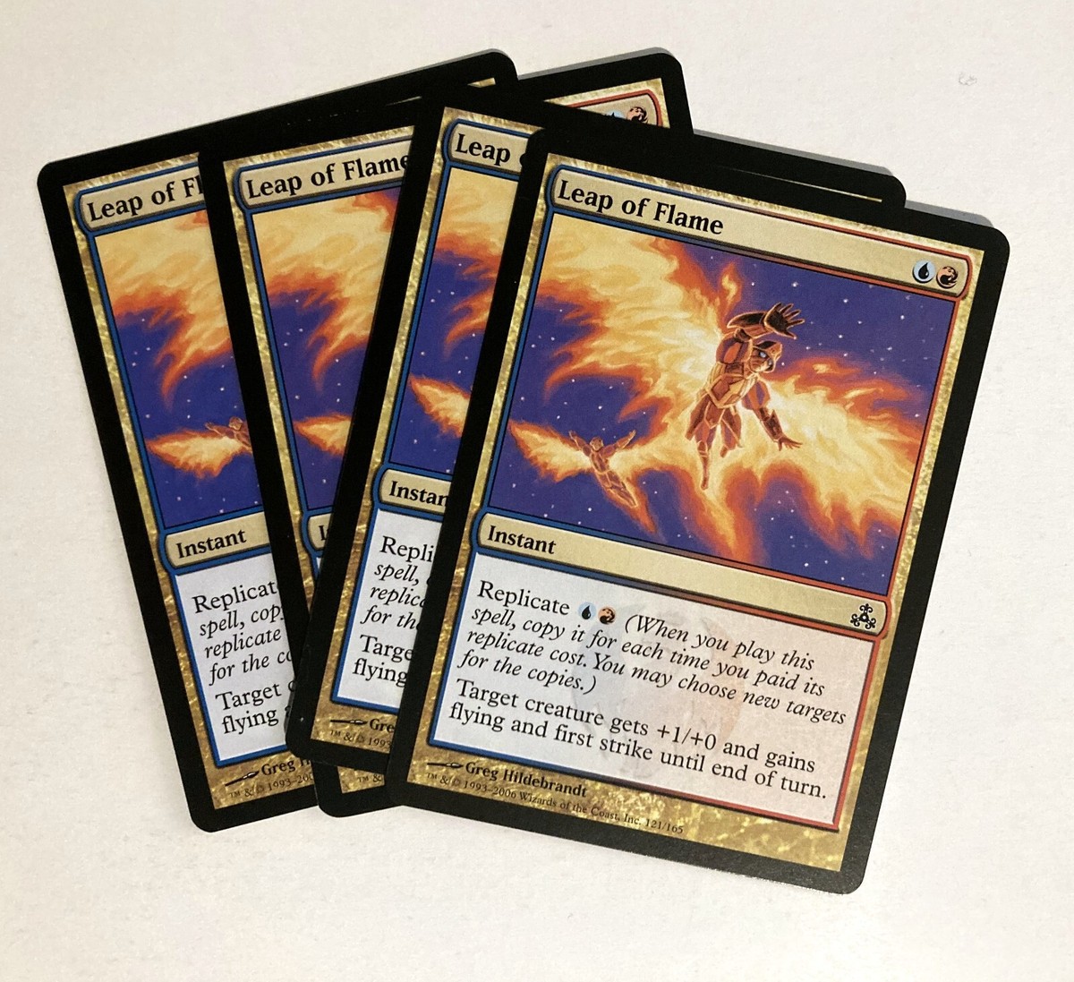 Leap of Flame (4) Guildpact NM MTG Magic the Gathering | eBay