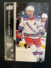 21-22 UD Extended Series Hockey French Variant Parallel 602 Barclay Goodrow