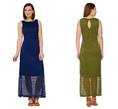 C. WONDER NAVY STRETCH LACE EVENING MAXI PARTY DRESS QVC Sz XS NEW $ 65 | eBay C. WONDER NAVY STRETCH LACE EVENING MAXI PARTY DRESS QVC Sz XS NEW $ 65 | eBay