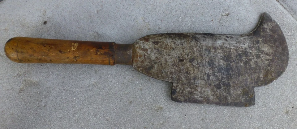 Outil ancien SERPE A TALON VIGNERON VIGNE Art populaire métier - Photo 3/4