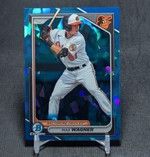 Max Wagner Chrome Prospect Rookie RC 2024 Bowman Sapphire Card #BCP-18 Orioles