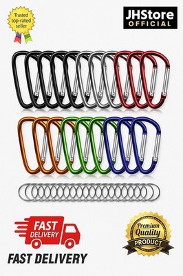 Kleiner Karabiner Clip Karabinerhaken Ringschlüssel Camping Schnalle Karabiner Clips