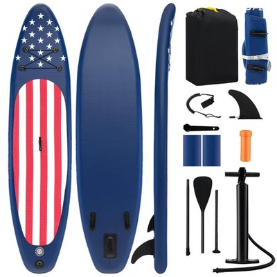 10' x 30'' Inflatable Stand Up Paddle Board w/ Premium SUP Accessories Hand Pump