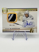 2023-24 SP Authentic Hockey #144 Aidan McDonough /100 Future Watch Auto Patch RC