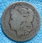 1887 O MORGAN SILVER DOLLAR