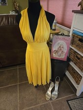 Costume Marilyn Monroe stile Carolina abito vintage originale SCARPE PARRUCCA E vestito 
