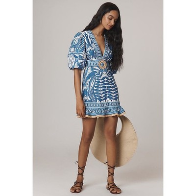 Farm Rio Linen Blend Lace Nature Mini Dress Small NWT | eBay Farm Rio Linen Blend Lace Nature Mini Dress Small NWT | eBay