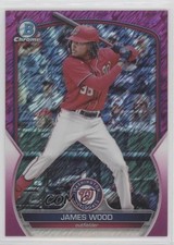 2023 Bowman Chrome Prospects Fuchsia Shimmer Refractor 35/199 James Wood 09gz