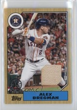 2022 Topps Series 2 1987 Topps Baseball Relics Alex Bregman #87BR-AB 1t3