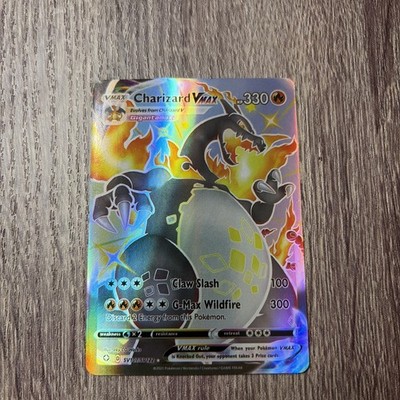 Pokémon Charizard VMAX SV107/SV122 Shining Fates Full Art Holo 330 HP English
