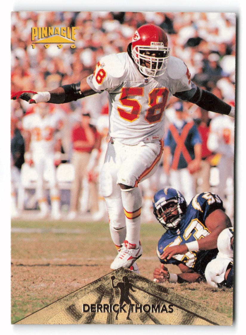 1996 Pinnacle #128 Derrick Thomas Kansas City Chiefs
