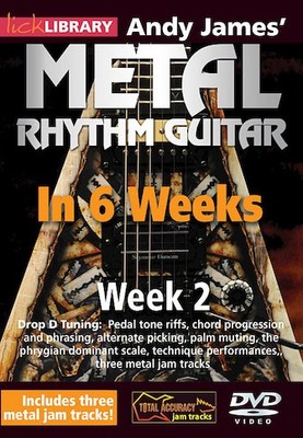 Andy James' Metal Rhythm Guitar in 6 Weeks DVD