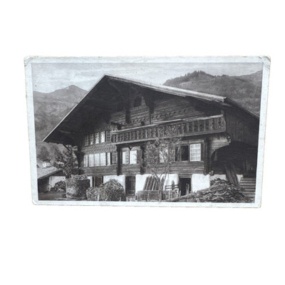 Ansichtskarte Postkarte Hofstetten Brienz Schweiz Bauernhaus Gelaufen 1943