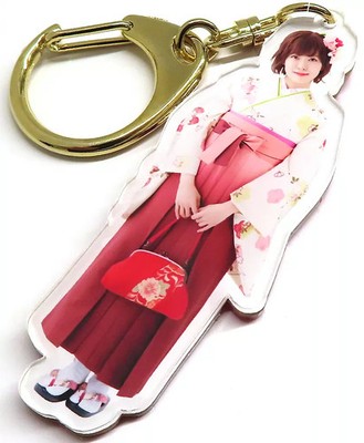 NMB48 Miyuki Watanabe Abschluss Denkmal Acryl Schlüsselanhänger 76 mm Japan e...