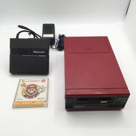 Nintendo Famicom Disk System Console New Belt RAM AC Adapter set Japan Tested
