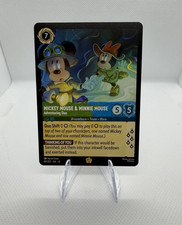 Disney Lorcana Mickey Mouse  Minnie Mouse Adventuring Duo 99/207 Cold Foil Eng