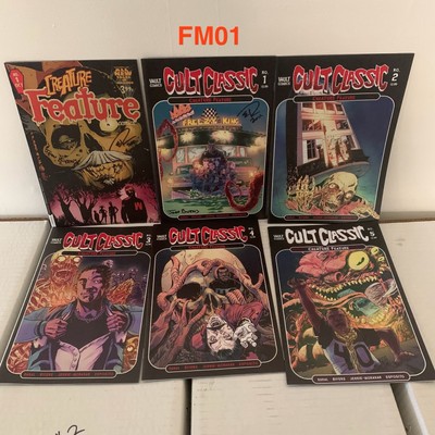 Cult Classic Creature Feature lot 1 + variant 2x signed 2 3 4 5 2019 Vault fm01