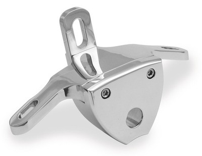 Pro-One Performance Key Switch Bracket - Chrome Motorcycle Street Bike 204550