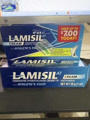 Lamisil AT Antifungal Cream for Athlete's Foot Exp. 9/26
