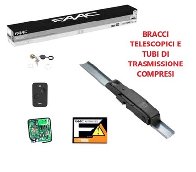 Faac Solid Satz 550 Automatisierung Tor über Kopf Gegengewichte + Rohre + Brac.