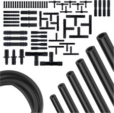 6PCS 6.6Ft Lengthen Vacuum Hose,Id 1/8" 5/32" 3/16" 1/4" 5/16" 3/8" Silicone Vac