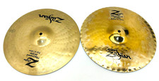 Avedis Zildjian ZCustom Mastersound Hi Hat Cymbal 14" Top And Bottom 2