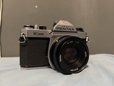 Pentax Asahi K1000 35mm Camera Bag, 50mm  Strap TESTED WORKING DESCRIPTION  