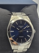 Tissot Gentleman 40mm T127.410.44.041.00 - Titanium Quartz - Blue - UK