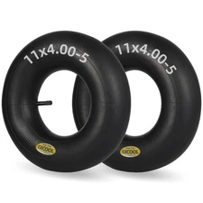 11x4.00-5 Inner Tube, 2 Pack with TR-13 Valve Stem, Heavy Duty, for Zero Turn...