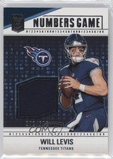 2024 Panini Donruss Elite Numbers Game Jerseys /500 Will Levis (Blue Pants) 05jo