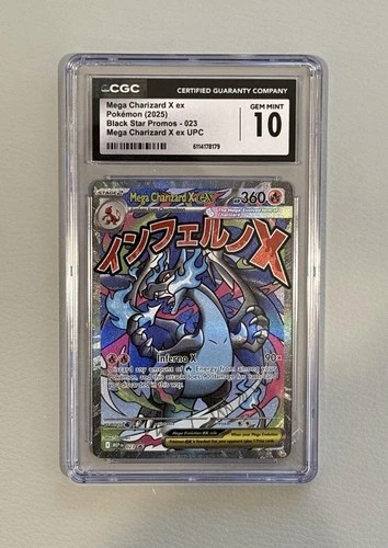 The Pokémon Company Mega Charizard X ex Promo Holo CGC 10 Me: Evolution 023