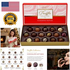 Handcrafted Gourmet Chocolate Truffles Gift Box | 16 Counts of Pure Indulgence