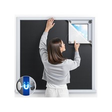 Magnetic Blackout Window Cover with Strong Magnets 75" x 58" Portable Bl