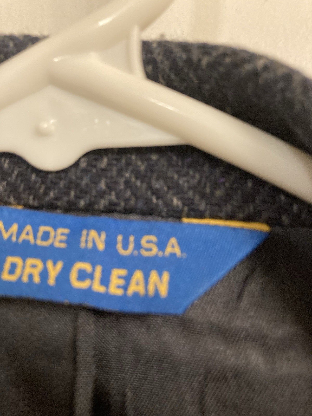 pendleton men’s blue/gray suit jacket 100% virgin… - image 4