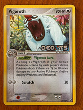 Pokémon TCG Vigoroth 50/107 EX Deoxys Reverse Holo Stamped LP on eBay