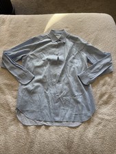 Brioni Cotton Blue Button Down Men  s Made In Italy
