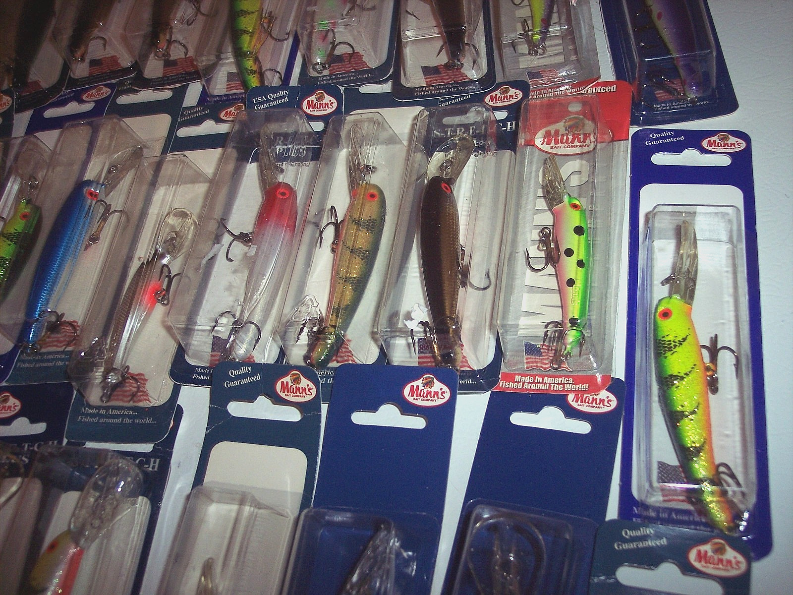 60 Manns Crank Baits Swimming Minnow Lure Manns Lot Fishing Lure Discontinued - Image 8