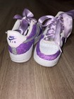 Nike Air Force 1 - 7Y Leather Low Top - Purple and silver Glitter used only once — photo 1