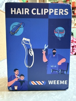 NEW ~ WEEME Cordless Gold Clipper & Trimmer Set USB Charging Unisex Head Face