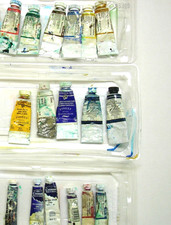 1 1 W  N, Grumbacher, Graham Watercolor 14/15 ml Tubes  7 FREE Tubes ALL USED